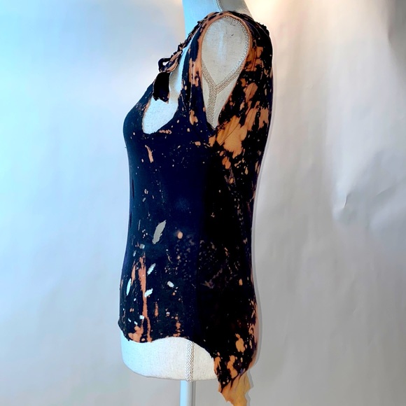 Customized Peavey tie-dye distressed t-shirt - Picture 5 of 7